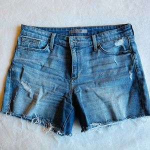 Joes Distressed Denim Blue Shorts size 29